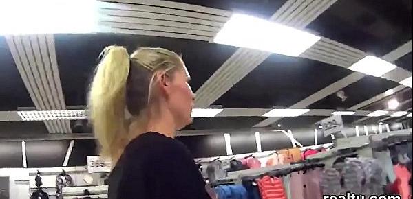  Adorable czech girl is teased in the supermarket and rode in pov